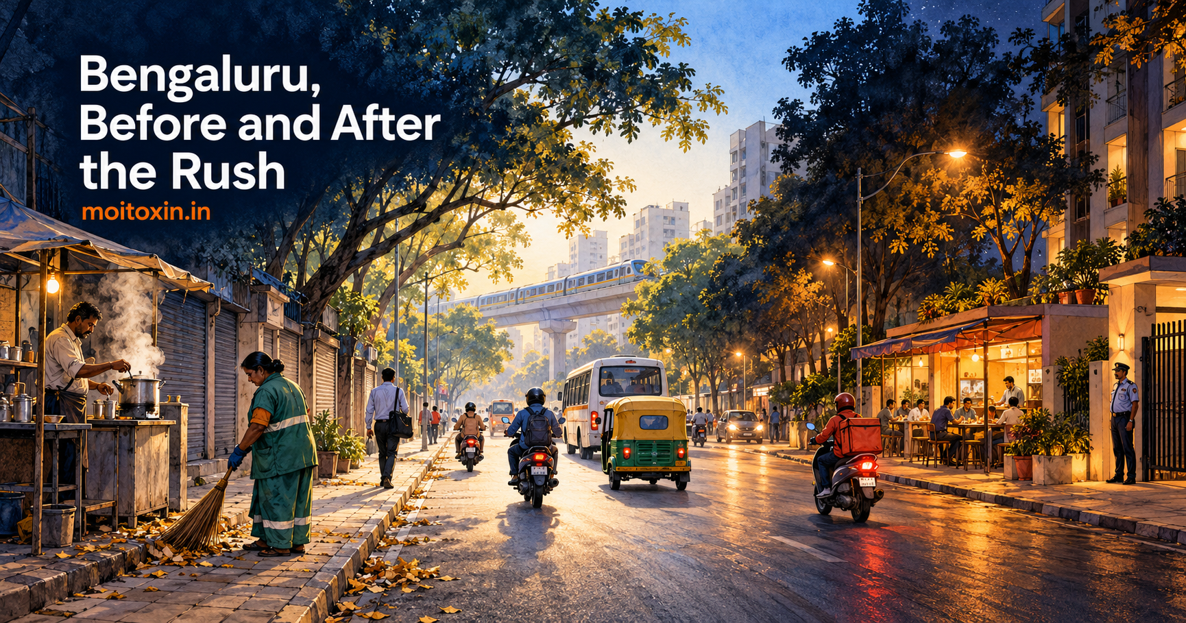 Bengaluru Before and After the Rush