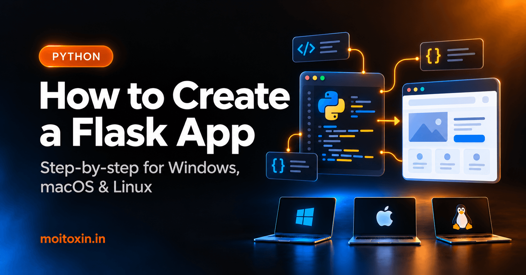 How to Create a Flask App on Windows, macOS and Linux