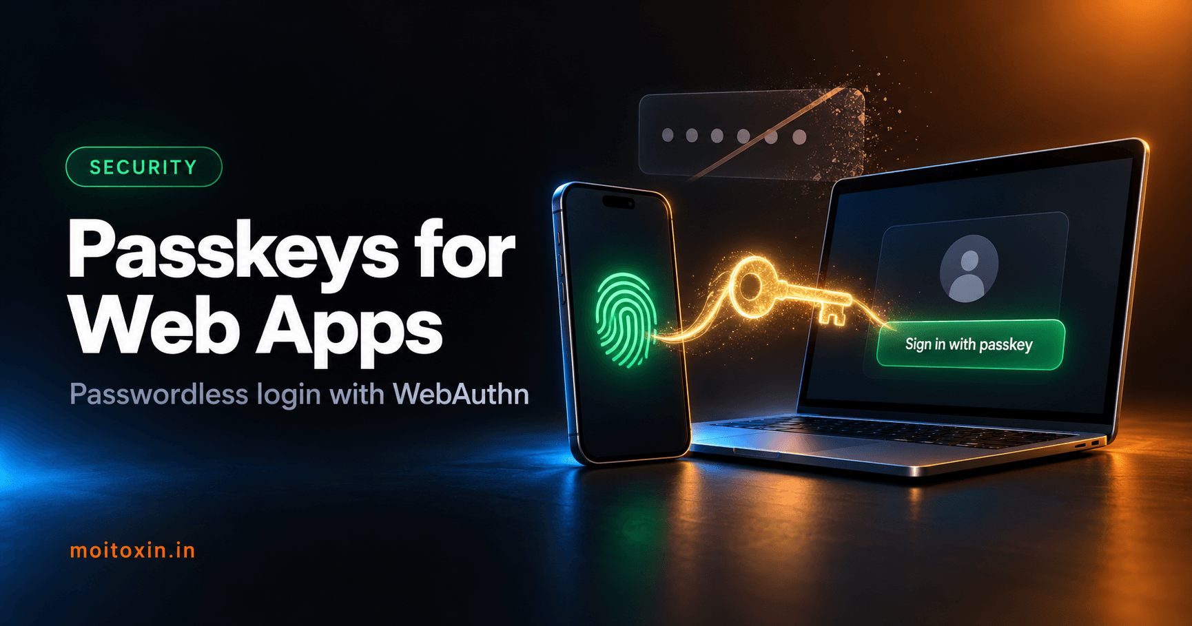Passkeys for Web Apps: Passwordless Login with WebAuthn in Node.js
