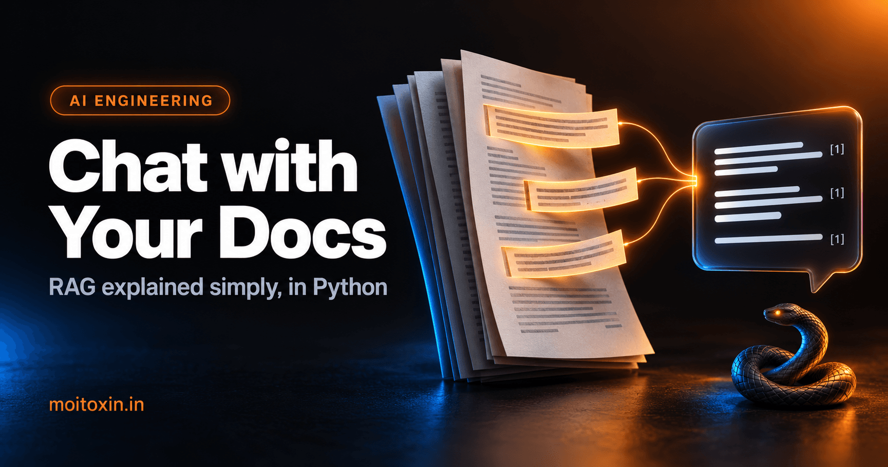 RAG Explained Simply: Build a Chat with Your Docs App in Python