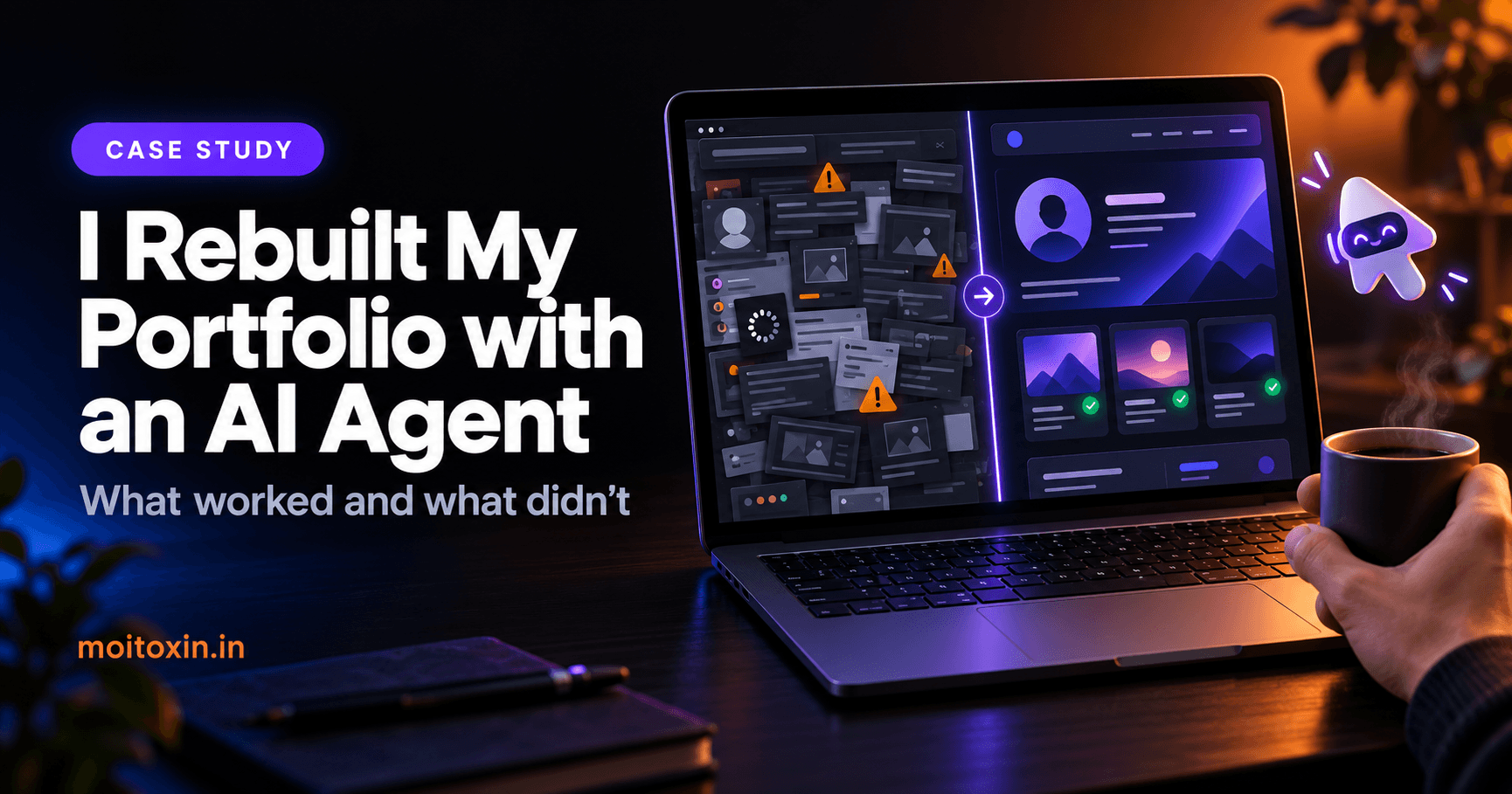 I Rebuilt My Portfolio with an AI Coding Agent