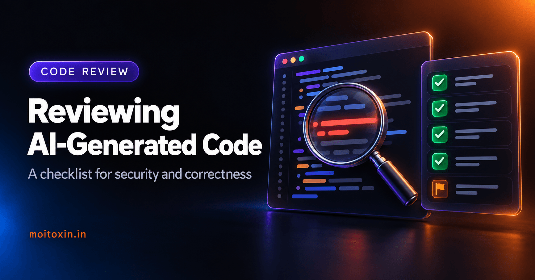 Reviewing AI-Generated Code: A Checklist for Security and Correctness